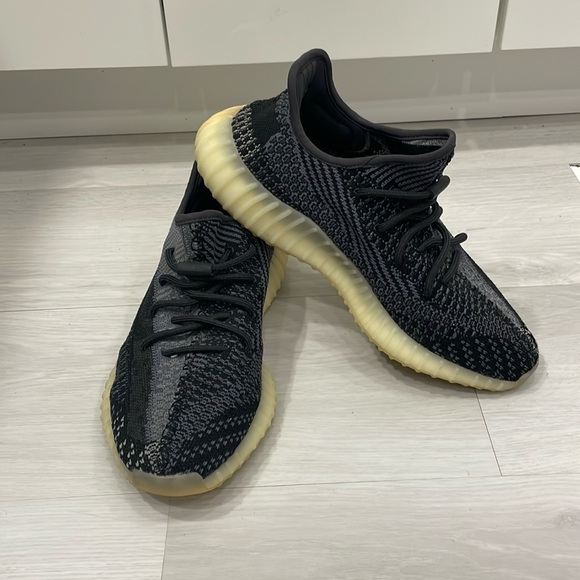 Adidas Yeezy Boost 350 V2 Carbon Sneakers - Picture 1 of 16